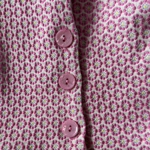 Show Me Your MuMu Pink high wasted skirt and cropped blazer set - Picture 6 of 10